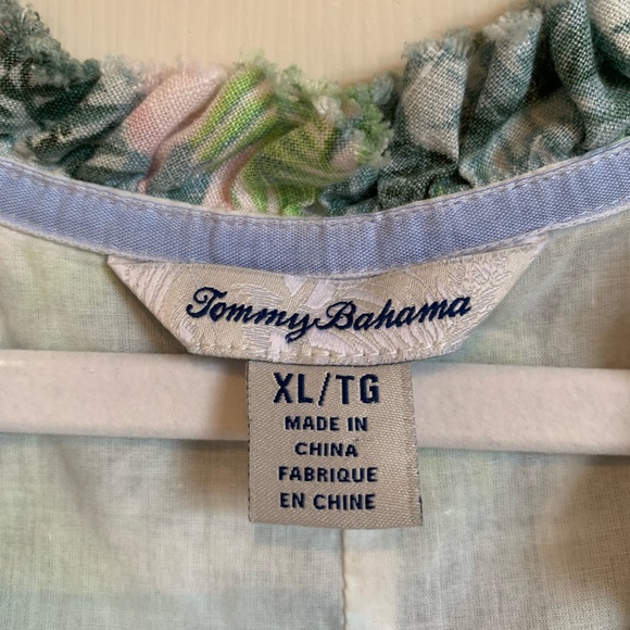 Just reduced! Tommy Bahama Island Hop Ruffle Sleeveless Dress. Size XL. EUC - Picture 5 of 6